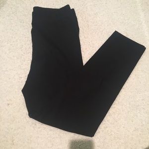 Black Elastic Band Pants